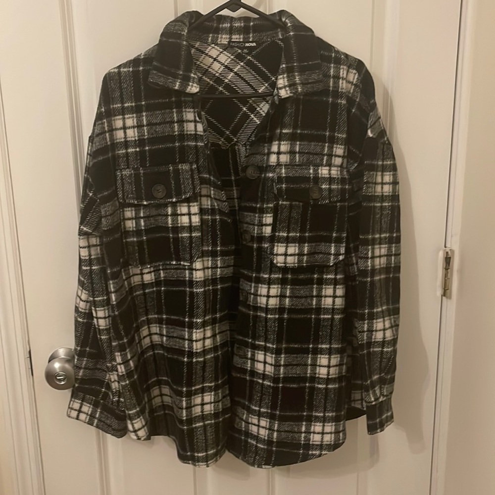 Fashion Nova Plaid Jacket
